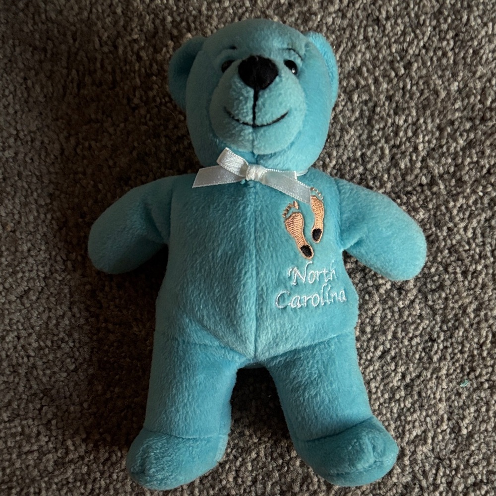 Blue North Carolina Teddy Bear